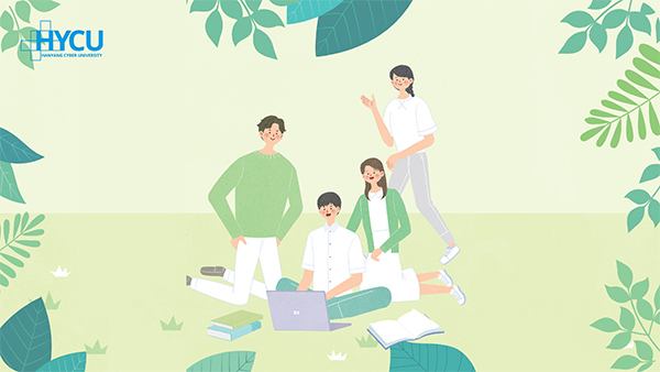 대학교 로고 적용 일러스트 배경 06